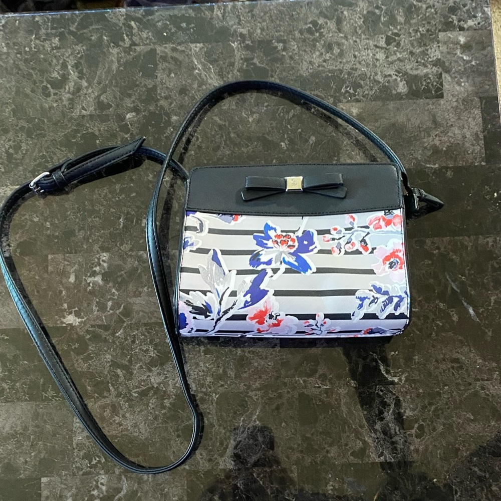 Nine West floral crossbody purse